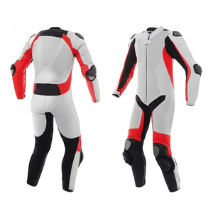 Traje de Motociclismo Estampado para Hombre, Manga Larga, de Cuero, Impermeable, Transpirable, con Bloques de Color, para Todas las Estaciones - Product Image 4