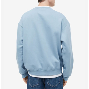 Custom Men's Cotton Crew Neck Sweatshirt Blank Cotton Men's Breathable Crewneck Sweatshirts OEM Service Custom Sweatshirts - Product Image 2