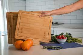 Tabla de Cortar de Bambú Loto Azul en OFERTA, Tabla de Cortar Ecológica 2025 - Product Image 4