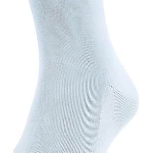 Chaussettes hautes pour hommes, bleu clair uni, 100% coton, respirantes, tricotées, style classique, saison printemps, usage quotidien - Product Image 5