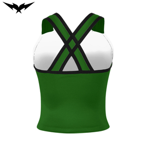 Bigetron Sports, vente en gros, uniforme de cheerleading personnalisé de haute qualité en polyester imprimé par transfert thermique pour femmes, logo d'équipe - Product Image 6