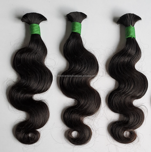 Extensiones de cabello humano 100%, cutícula cruda recta de alta calidad alineada 10A 12A, paquete de cabello indio virgen doble dibujado - Product Image 1