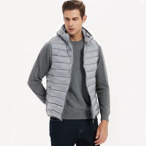 Chaleco Acolchado con Capucha para Hombre, Chaqueta de Invierno, Chaleco con Capucha Cálido, Chaqueta Acolchada para Hombre - Product Image 1