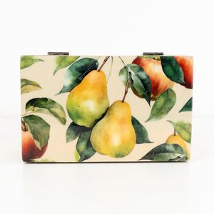 Floral Polka Dot Printed Polished Handmade Luxury Gift Packaging <b>Wooden</b> <b>Boxes</b> Foldable Lid UV Advantage Jewelry Indian - Product Image 3