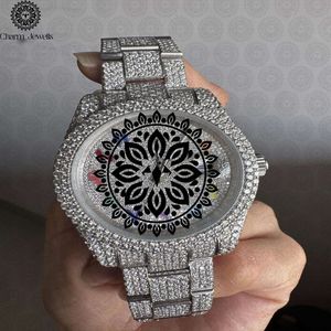 Montre de Luxe Charmante en Acier Inoxydable 40mm, Cadran Analogique, Verre, Mouvement Mécanique Automatique, Date, Étanchéité 10 ATM, Bouton Poussoir, Tendance Homme - Product Image 2