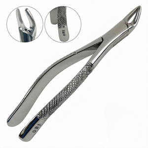 Forceps d'extraction dentaire # Instrument chirurgical dentaire en acier inoxydable pour l'extraction des 150 incisives supérieures et des dents radiculaires - Product Image 2