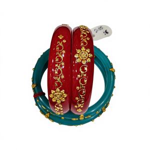 LISA JEWELLERS 22K Solid Gold Pola Bangle Bracelets for Women Traditional Bengali Bridal Wedding Vintage Jewelry Pure Gold - Product Image 1