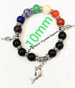 Pulsera de Obsidiana Negra con Amuleto de Estrella, Hecha a Mano, de Ágata, Joyería de Moda, Regalo de Boda, Cristales, Venta al por Mayor - Product Image 6