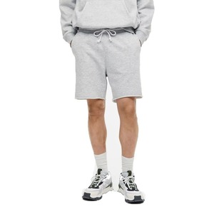 Pantalones Cortos Bermuda de Algodón Gris para Hombre, con Cordón en la Cintura, Bolsillos, Estilo Casual, Tejido de Punto, Cintura Media, Color Sólido, Transpirables - Product Image 3