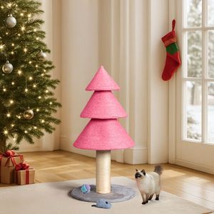 31.5in Christmas Tree <b>Cat</b> Scratcher Large Indoor <b>Cats</b> <b>Cat</b> <b>Scratching</b> <b>Post</b> Tower with Sisal <b>for</b> <b>Cat</b> Trees & Scratchers - Product Image 4