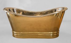 Bañera de Cobre Martillado Doble Tipo Slipper, Económica y de Lujo, Bañera de Lujo de Gran Venta - Product Image 2