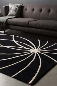 Contemporary Living Room Bedroom Minimalist Decorative Rug High Pile Wool Blend Hand Tufted Modern Textured <b>Carpet</b> Home Picnic - Product Image 6