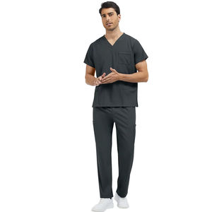 Nueva Llegada, Uniformes Médicos Unisex de Punto Ecológico, Talla Europea, con Logotipo Personalizado, para Hospital, Clínica, Laboratorio, Médico, Verano - Product Image 3