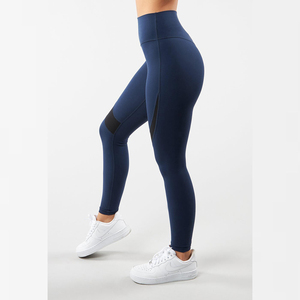Leggings de sport pour femmes à taille haute, couleur unie, extensibles, respirants et compressifs - Product Image 1