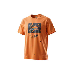 Camiseta de Manga Larga Unisex de Poliéster/Algodón con Logotipo Estampado en la Parte Delantera, Lavado Ácido, Impresión de Alta Calidad, Camiseta para Hombre, Marca Privada OEM - Product Image 5