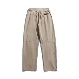 OEM Wholesale Men's Summer Spring Casual Sports Workout Trousers Sweatpants Elastic Waist Multi-Pockets Cargo Pants Corduroy - Product Image 2