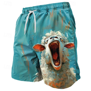 Funny Kung Fu Chicken <b>Pattern</b> Beach Shorts Summer Fashion Mens Kids 3D <b>Animals</b> Printed Board Short Casual Oversized Swim Trunks - Product Image 4