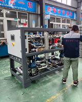Chauffe-plaque Bobai en acier inoxydable avec réservoir d'eau, unité d'échange de chaleur, pompe PLC pour machines plastiques, capacité de chauffage 65,5 kW