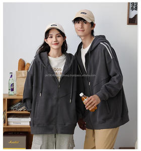 Sweat-shirt unisexe en coton avec logo personnalisé, tissu polaire pour l'hiver et l'automne, sweat-shirts à capuche personnalisés pour hommes, sweat-shirt ample, livraison DDP - Product Image 5