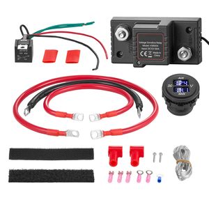 Kit Isolatore Doppia Batteria 12V 80 Amp con Voltmetro LCD Intelligente e VSR Manuale/Automatico per Alternatore Auto - Product Image 1