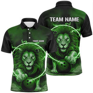 Oem Service Reversible Printed Customized Team <b>Bowling</b> Jerseys 100% Polyester Sports <b>Shirt</b> with Custom Colors & Designs - Product Image 6