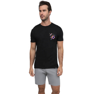 T-shirt surdimensionné personnalisé en coton 100% imprimé en relief pour hommes, lavable, respirant, séchage rapide, décontracté, manches courtes, écologique - Product Image 4