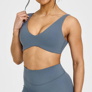 Ropa Deportiva Personalizada de Alta Calidad, Transpirable, para Correr al Aire Libre, con Tirantes Cruzados, Cuello en V, Protección UV, Ecológica, con Cristales Frontales - Product Image 2