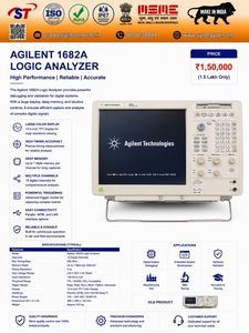Analyseur logique Agilent 1682A, analyseur de signal numérique 16 canaux avec écran TFT Ethernet, mémoire profonde, outil de débogage de laboratoire - Product Image 1