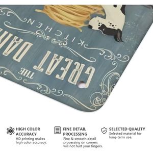 CIFbuy Targa in metallo vintage con motivo Pastore Australiano, con scritta 'I Am Your Friend', in alluminio, decorazione da parete per casa, bar o caffetteria - Product Image 2