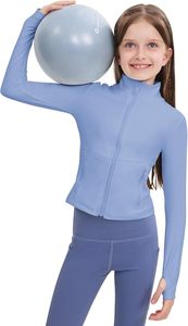 Chaquetas de Gimnasia para Niñas de Waseem Impex, de Spandex, para Calentamiento y Práctica, Personalizables para Bailarinas - Product Image 3
