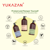 Sabun Mandi Pewangi English Pear Yukazan Resmi 500ml Gel Mandi Melembapkan Pasokan Grosir