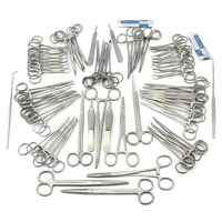 Ensemble de 126 instruments chirurgicaux vétérinaires de haute qualité en acier inoxydable pour stérilisation canine/feline, stérilisés à haute température