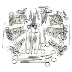 ชุดเครื่องมือผ่าตัดสัตว์สำหรับทำหมันสุนัขและแมว 126 ชิ้น - Product Image 1