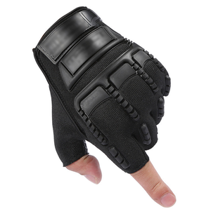 Gants de cyclisme en PU à demi-doigts avec fermeture auto-agrippante pour le cyclisme en plein air, la moto, utilisation estivale, unisexe, respirants, protection antidérapante - Product Image 1