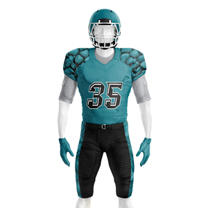 Nuevo Modelo de Uniforme de Fútbol Americano, Último Diseño, para Niños y Hombres, Calidad Original, 100% Poliéster, Sin Mangas, Cuello en V, Nombre del Equipo Personalizado - Product Image 4