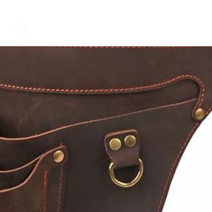 Cinturón de Trabajo de Cuero Genuino con Logotipo Personalizado para Floristas, Cinturón Profesional para Arreglos Florales y Jardinería, Fabricante OEM - Product Image 4