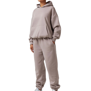 New Custom Made Logo Casual Solid Breathable Fleece Full Sleeve Women Tracksuit High Quality Best Price OEM Service - Product Image 1