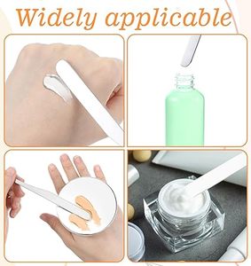 Espátula cosmética, herramienta para mezclar maquillaje, aplicador de crema para base con mango largo, herramienta de belleza para el cuidado de la piel, equipo profesional para salón de belleza - Product Image 5