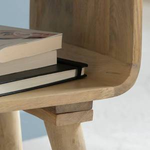 Mesa auxiliar Vandana Lyra Merino de madera de mango con nicho - Product Image 5