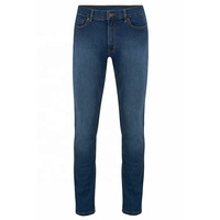 Nouvelle mode jeans pantalons en gros logo personnalisé Slim Fit en détresse jeans hommes skinny denim jeans hommes denim 2024