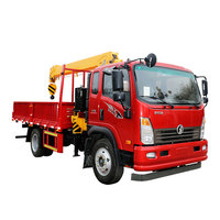 Prix usine Baoliwei 4x2 5T grue droite camion 4T manipulateur camion 6T stock grue montée sur camion à vendre