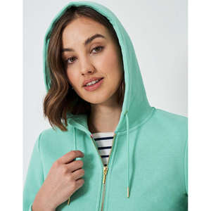 Custom Emboss Print Blank <b>Ladies</b> Crop Top Hooded Sweatshirts Cotton Hip Hop Oversize Women Cropped Zip Neck <b>Jacket</b> Hoodies - Product Image 5