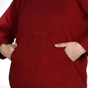 Sudadera con Capucha Extra Grande para Mujer, Estilo Casual, Mezcla de Algodón, para Colecciones de Guardarropa Modernas - Product Image 6