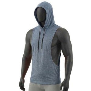เสื้อกั๊กออกกำลังกายผู้ชายแบบมีฮู้ด แขนกุด - Product Image 5
