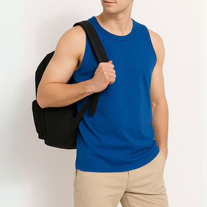 Slim Fit Lightweight High Quality Custom Logo Design Available Comfortable Sleeveless Fitness Wear Men Bodybuilding <b>Tank</b> <b>Tops</b> - Product Image 5