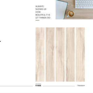 Carreaux de porcelaine vitrifiée numériques modernes 8x48 pouces grand format pour revêtements de sol de luxe pour la maison, le bureau et la décoration intérieure commerciale - Product Image 1