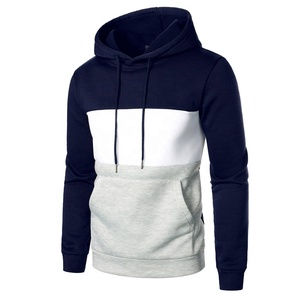 High Quality Winter Men's Pullover <b>Hoodies</b> Cotton Polyester Fleece Fabric Breathable Quick Dry Custom Front Logo Factory - Product Image 2