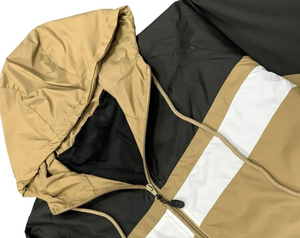 Veste de ski imperméable à capuche blanche pour homme 2026, légère, avec logo sur la manche gauche, style décontracté d'hiver, coupe régulière pleine longueur - Product Image 2