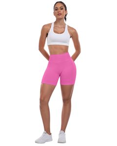 Shorts For Women Workout Gym Biker Shorts High Waisted Tummy Control Butt Lifting Running Sports Yoga <b>Booty</b> Scrunch Butt Shorts - Product Image 3