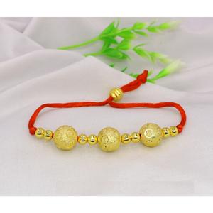 Gold Plated Adjustable Alloy Jewelry Lucky Red String Braided <b>Bracelet</b> Good Product Attraction <b>Bracelet</b> - Product Image 3